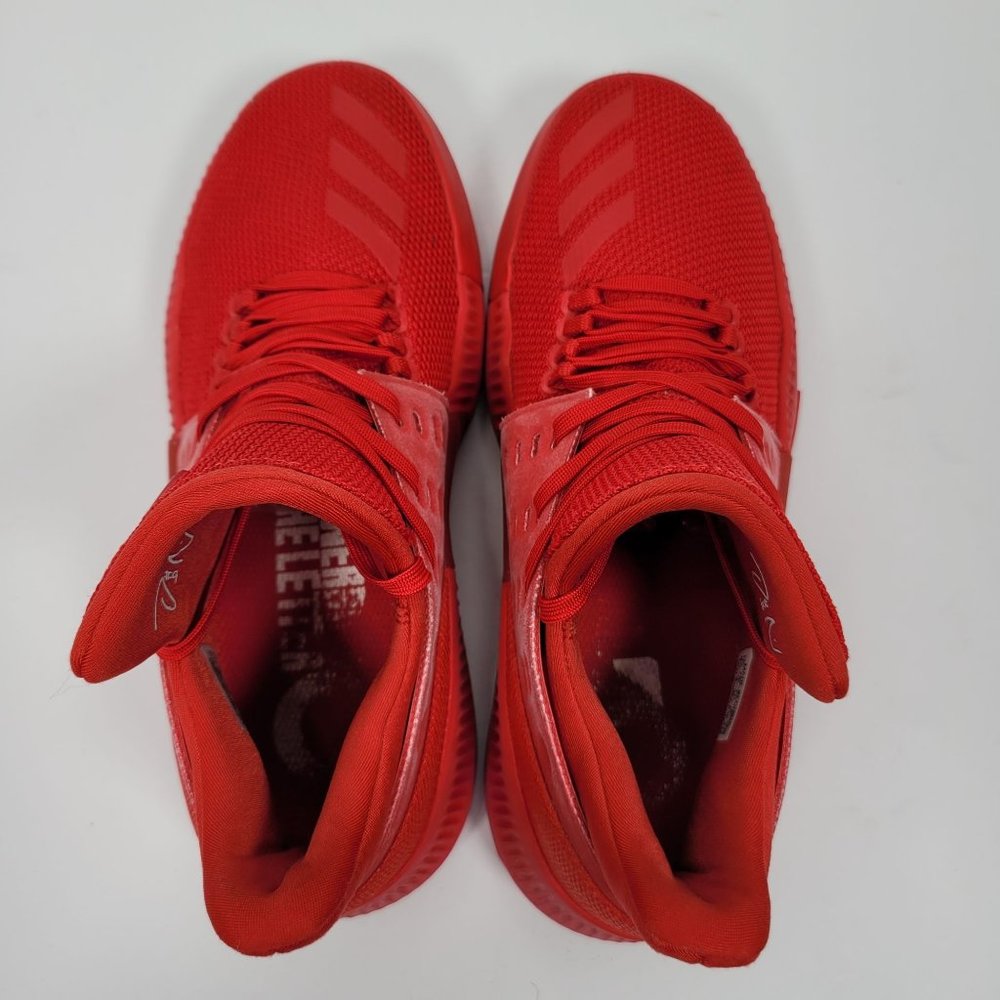 Adidas Dame 3 Damian Lillard 2016 Basketball Youth Red Shoes BW0481 US Size 4.5 - Picture 5 of 8